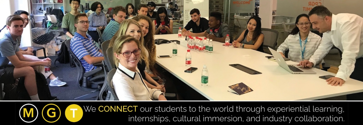 We CONNECT our students to the world through experiential learning, internships, cultural immersion, and industry collaboration.