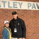 The Hatley Pavilion at Appalachian State University’s Kidd Brewer Stadium north end zone facility has been established in honor of alumnus Robert “Bob” Hatley ’72, right, and his wife, Carol Jane Hatley. 